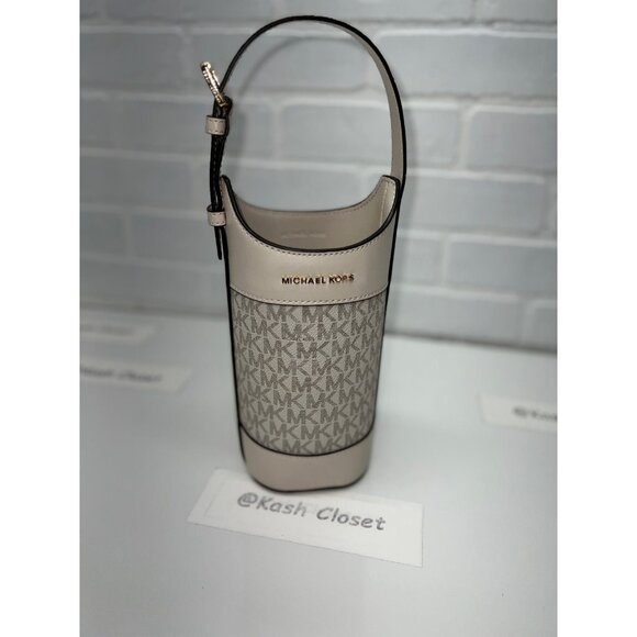 Michael Kors wine bottle bag holder light cream - Picture 5 of 8